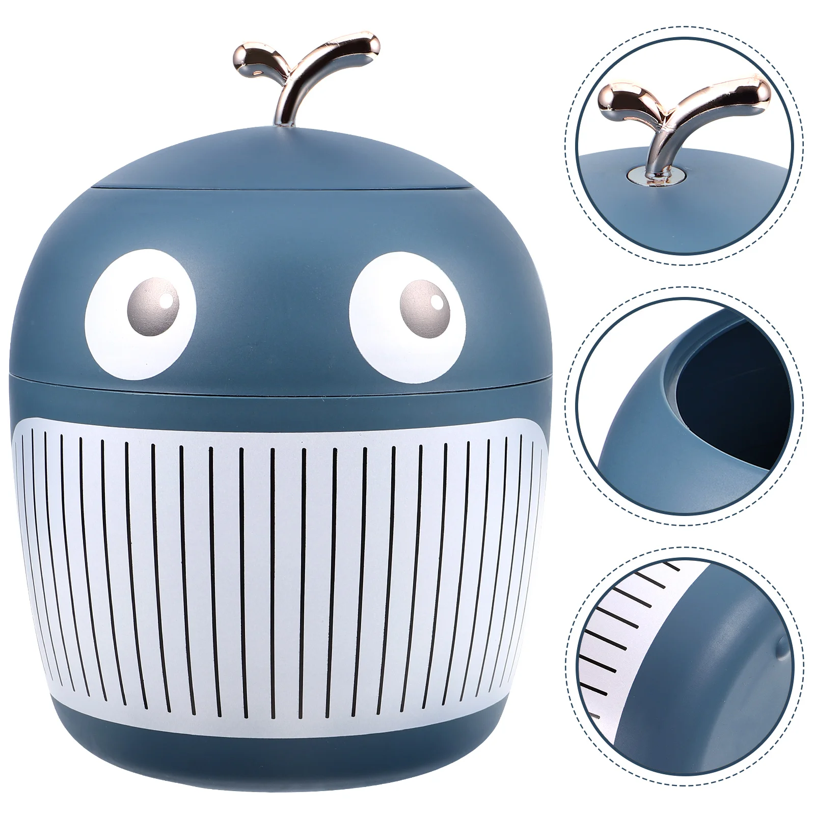 

Small Trash Can With Lid Tabletop Trash Can Countertop Trash Can Rv Trash Can Bin