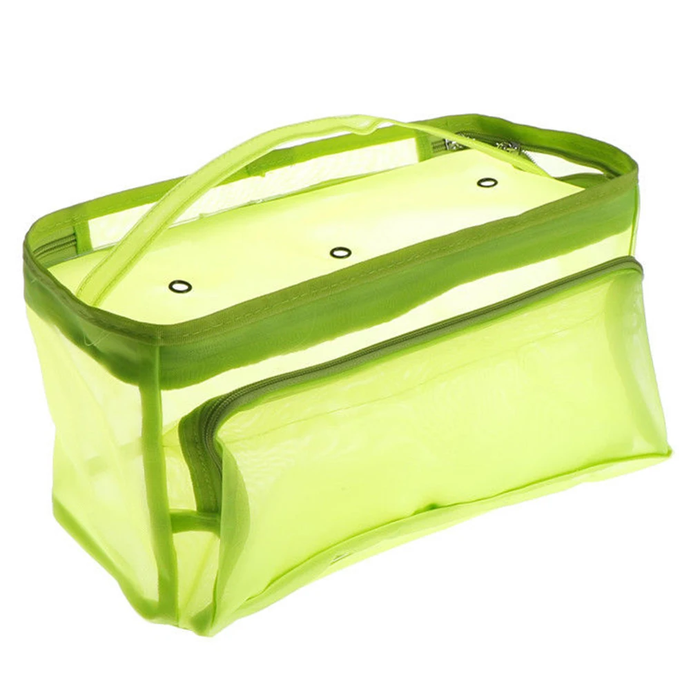 

Clear Tote Crocheting Hooks Knitting Bag Storage Case Sewing Bag Container Yarn Storage Case Organizer Needles Holder