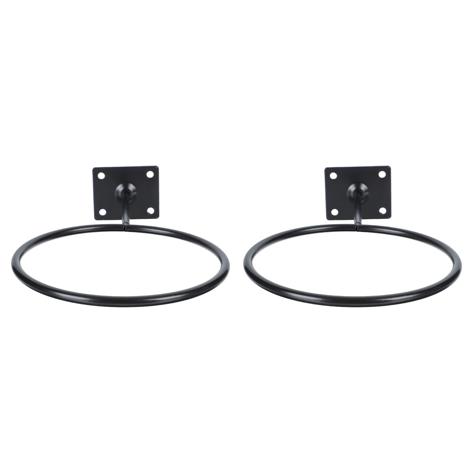 

2Pcs Black Ball Racks on The Wall Thickened Hat Bracket And Hat Holders
