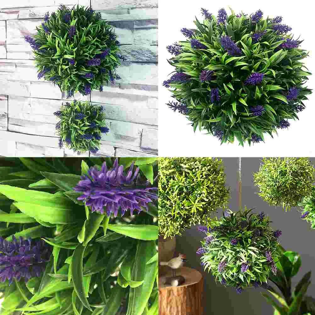 

30 Cm Lavender Ball Wedding Decoration Semicircle Artificial Flower Bouquet