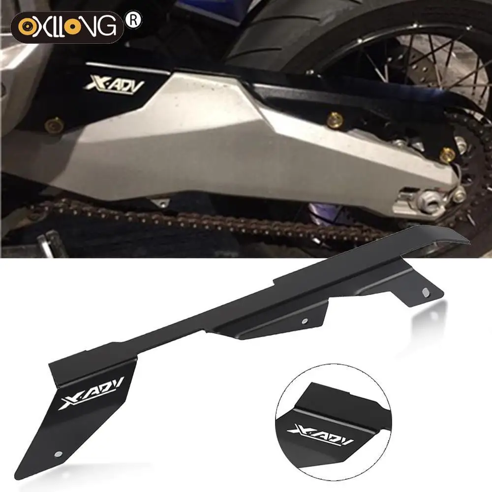 

Motorcycle Aluminium Chain Guard Cover Protector Decorative Belt Fender Fits For HONDA X-ADV750 XADV750 2021 2022 X-ADV 750