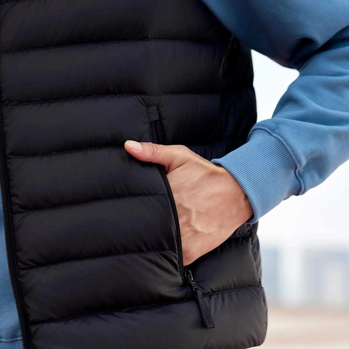 TANBOER Filling Power 600+ Anti-wrinkle Winter Vest Packable 90% Duck Down Sleeveless  Jakcet TF216023