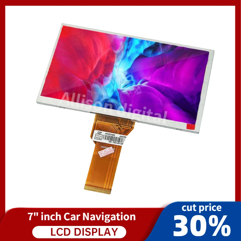 7 inch Grade A+ AT070TN90 AT070TN92 AT070TN94 800*480 50 Pin TFT Car Navigation GPRS LCD Screen / Touch Panel |