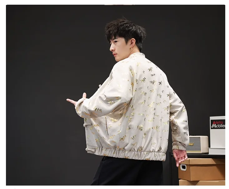 Куртка мужская Tang в стиле ретро удобная свободная куртка китайском верхняя