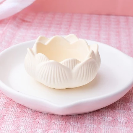 

Lotus shape Silicone Mold candle holder storage box ashtray silicone mold Aroma Gypsum Mold