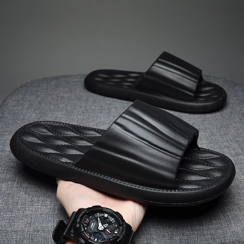 

Summer Slippers Men Unisex Soft Non-Slip Beach sandals for men water Shoes Flipflops Indoor Home EVA Sneakers