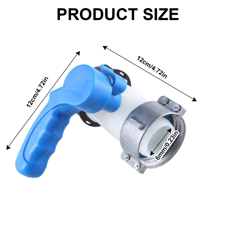 Адаптер для резервуаров с водой 1000 л IBC DN40 Поворотные переключатели