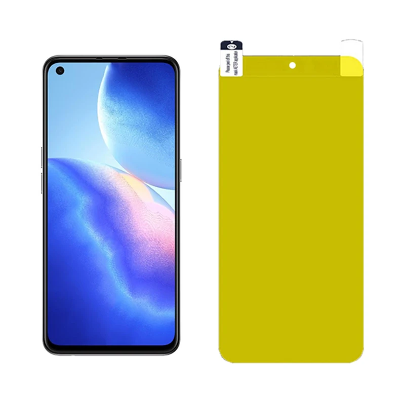 

Прозрачная Гидрогелевая защитная пленка HD для OPPO Reno 5 Pro Plus пленка из мягкого ТПУ Reno5 Pro + Полное покрытие, защита от царапин, не стекло