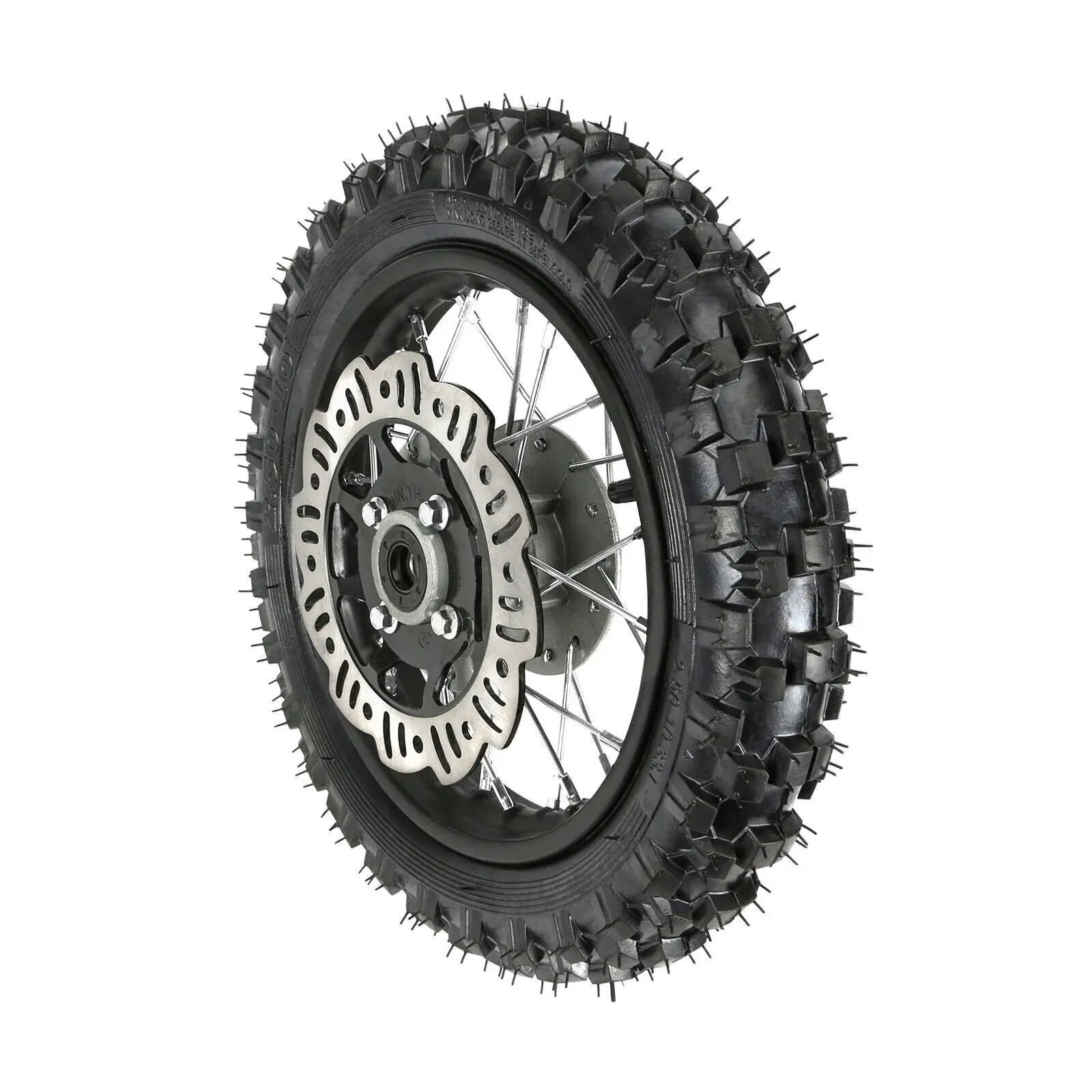 

Переднее колесо 10 дюймов 2,50-10 шина 1,4x10 дисковый тормоз в сборе для кроссового питбайка