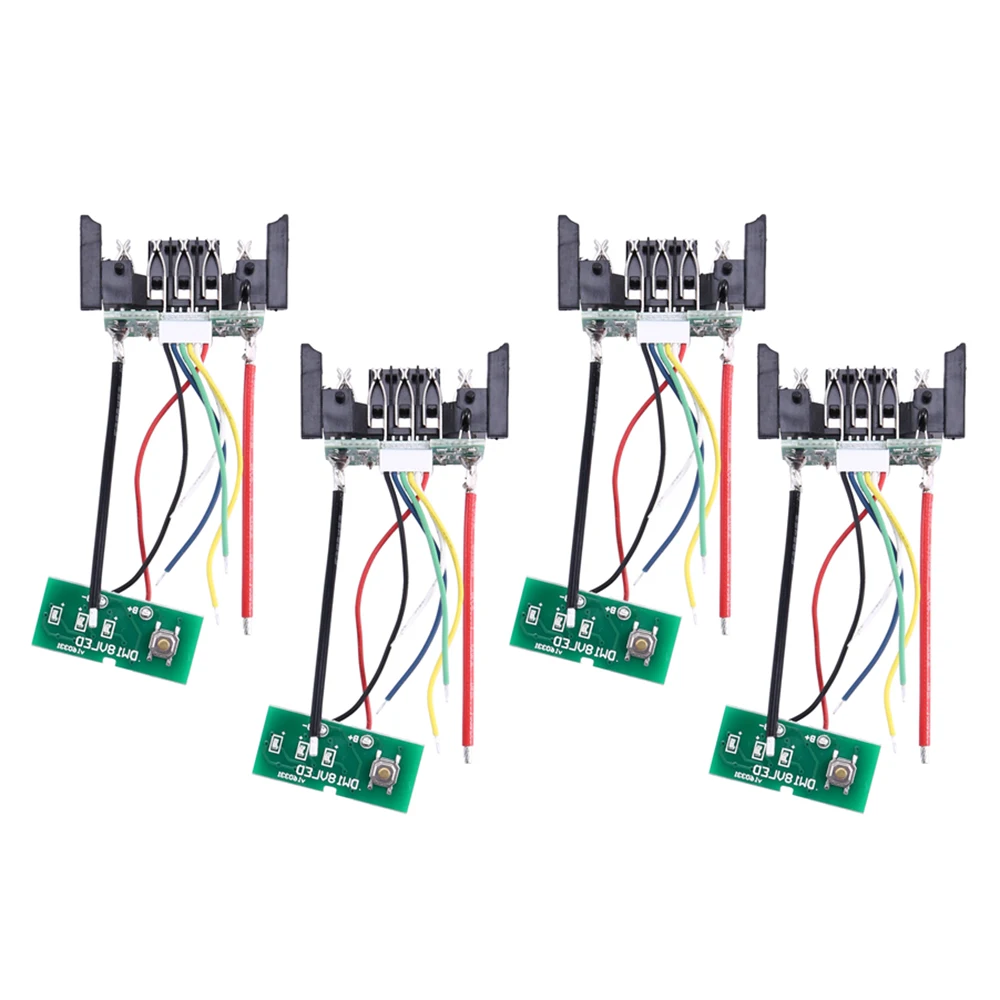 

4Pcs -Ion Battery PCB Charging Protection Circuit Board for 18V 20V DCB201