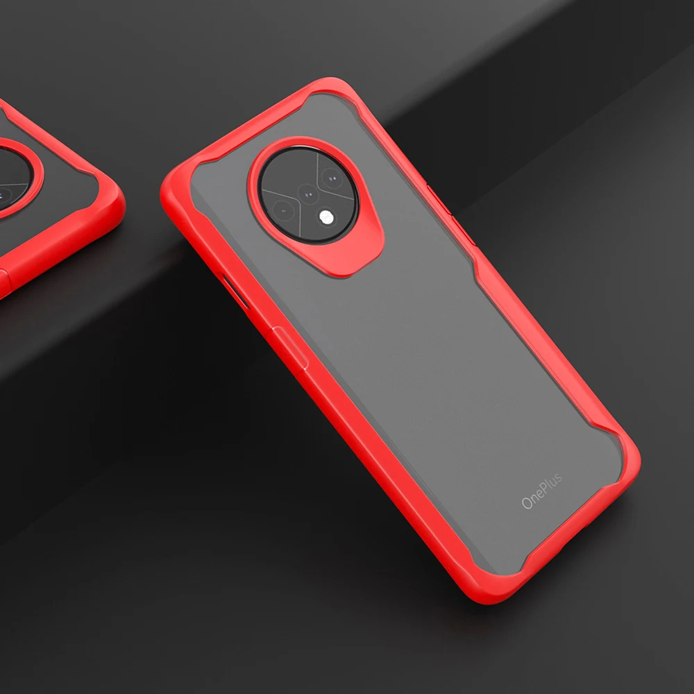 

TPU Transparent Phone Case All-Round Protection Anti-Falling Cover For Oneplus 7T Concise Mobile Phone Accessories