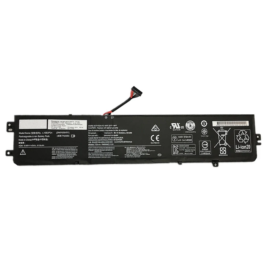 Аккумулятор L14M3P24 L14S3P24 11 1 В 45 Вт-ч 4050 мА · ч для ноутбука Lenovo Xiaoxin 700-14ISK 15ISK легион