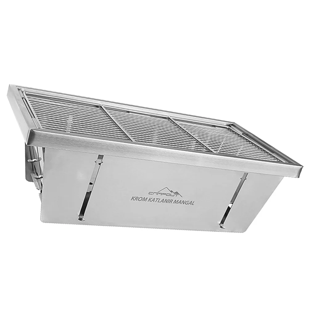 

1pc Stainless Steel Barbecue Rack Ourdoor Portable Barbecue Grill BBQ Grill