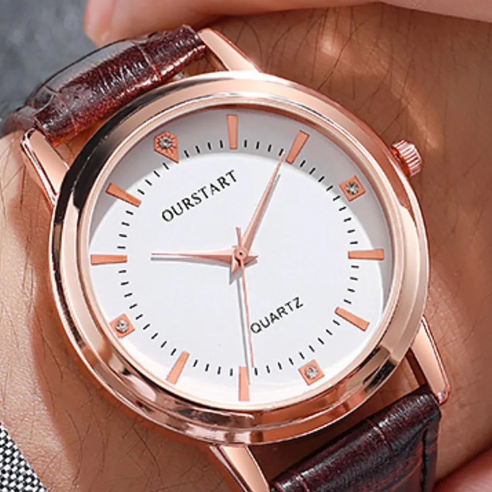 Женские светящиеся кварцевые часы Цифровые кожаные Часы Наручные Reloj Para Mujer Montre