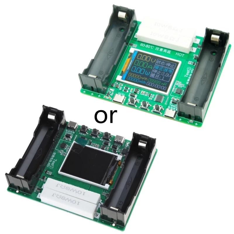 G5T5 18650 Тестер емкости литиевой батареи Измерение maH-mwH Цифровой разряд
