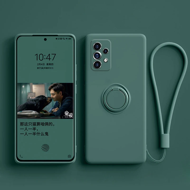 Роскошный силиконовый чехол для Samsung Galaxy A52S 5G S22 A52 A53 S10 S20 S21 FE Plus Ultra Note 20 9 S9 S8 A50 с