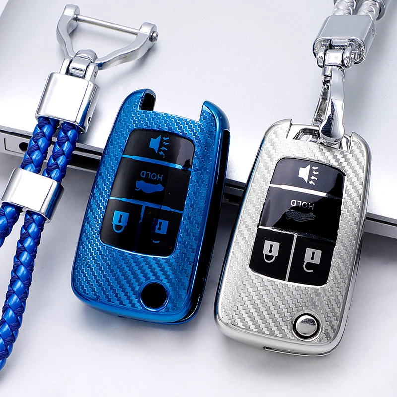 

Car Flip Key Cover Case Bag for Chevrolet Cruze Aveo Trax Malibu Captiva Opel Astra J Corsa Insignia Mokka for Buick Encore