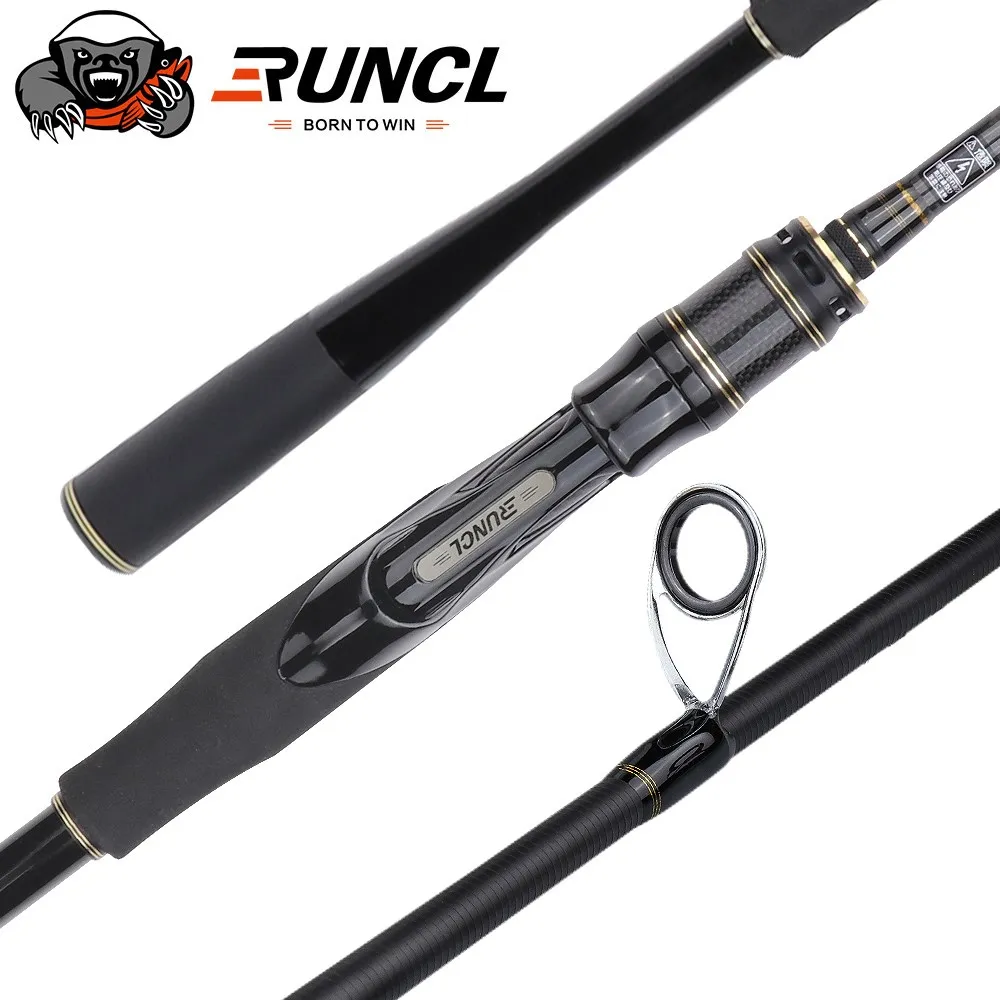 RUNCL 1.98/2.13/2.43m Baitcasting Fishing Rod Travel Ultra Light Casting Spinning for fishing Lure 5g-35g M/ML/MH Rod