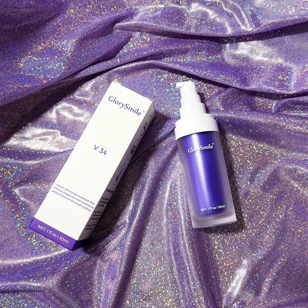 

Зубная паста для удаления зубного налета пятна Уход зубная паста фиолетовый V34 корректор цвета отбеливание зубов Прямая поставка