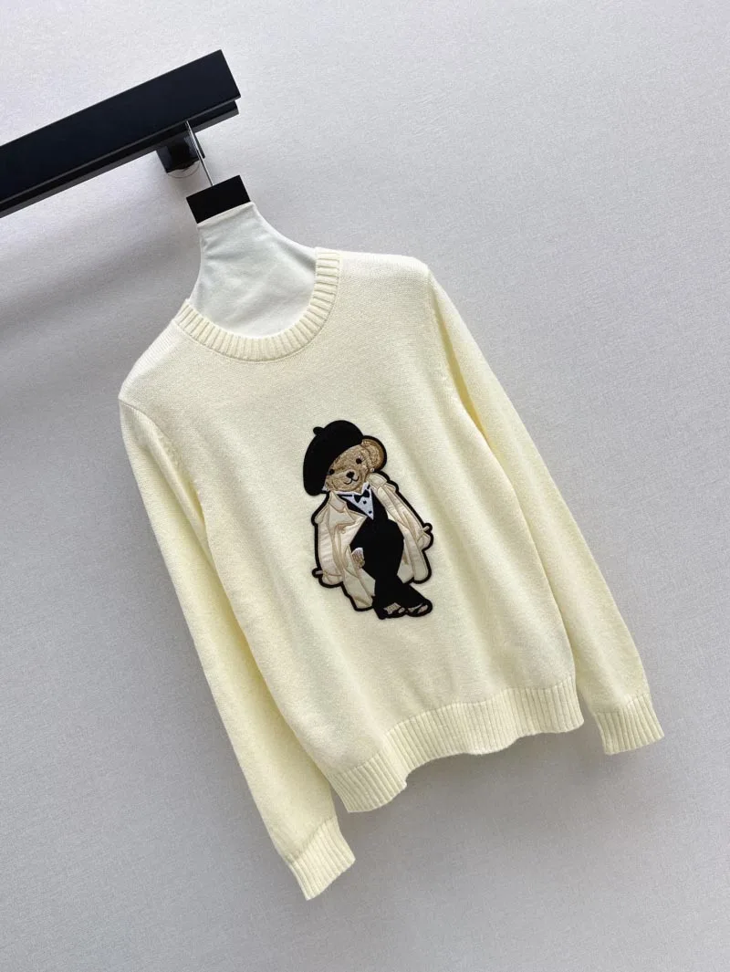 2024 осень/зима новый женский свитер 2 цвета повседневное теплое хлопковое пальто