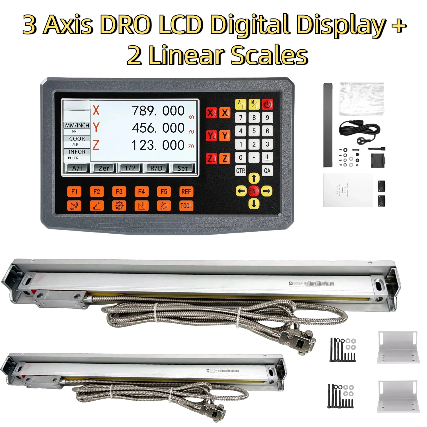 

DRO комплект SDS2-3VA 3-осевой 5 мкм