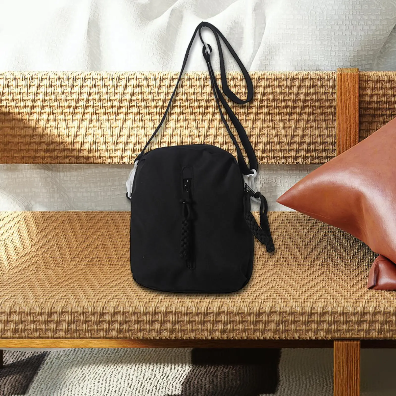 Женская сумка через плечо портативная Модная креативная легкая на молнии для