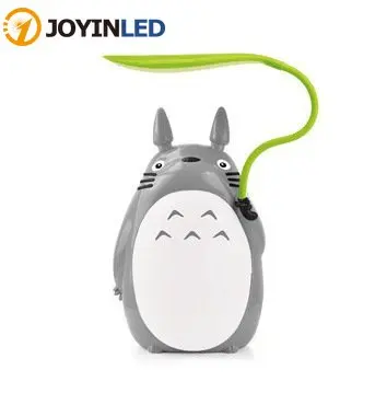 

Anime Totoro with Green Leaf LED Night Light USB Charging Cute Animal Table Lamp Foldable Children's Gift Lamp