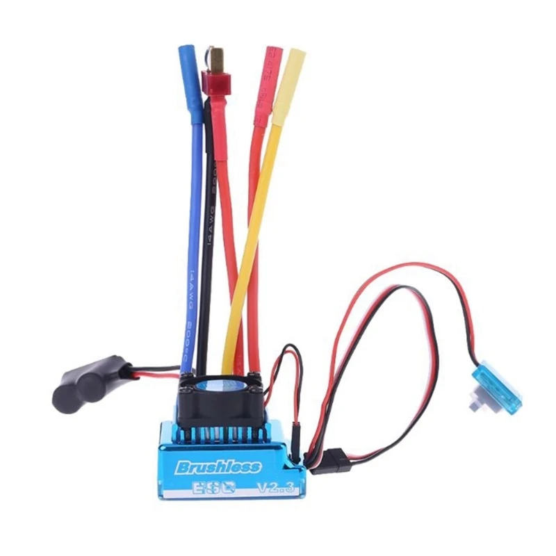 

N80C RC Car 1/10 Scale Brushless ESC and Electric Speed Controller Programming Truck Parts Good Heat Dissipation
