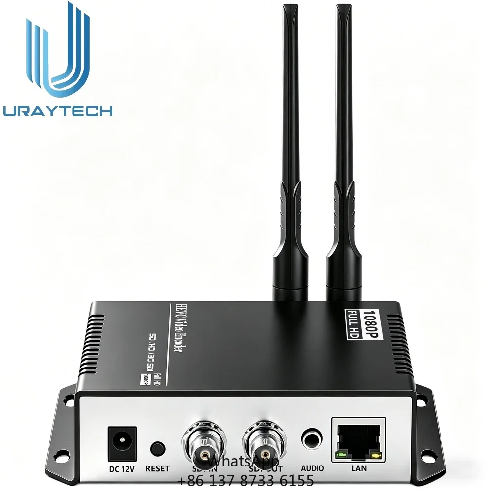 Фото Кодер видео и аудио URay HEVC H265/H264 IPTV HD SDI в формате SDI по IP с поддержкой RJ45 Ethernet, Wi-Fi, SRT/RTSP, UDP/RTP, мультикаст №1
