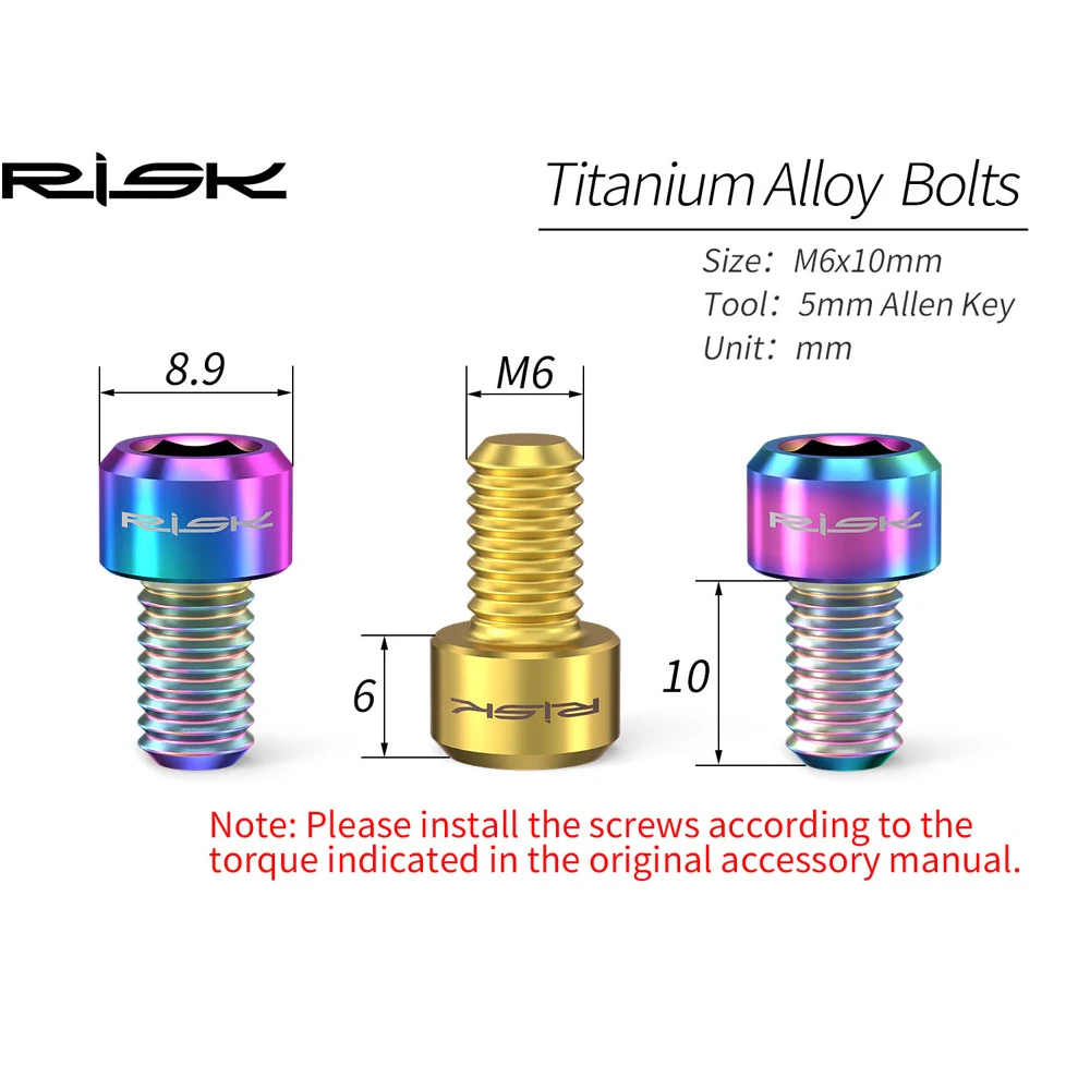 2 шт. тормоз для горного велосипеда из титанового сплава