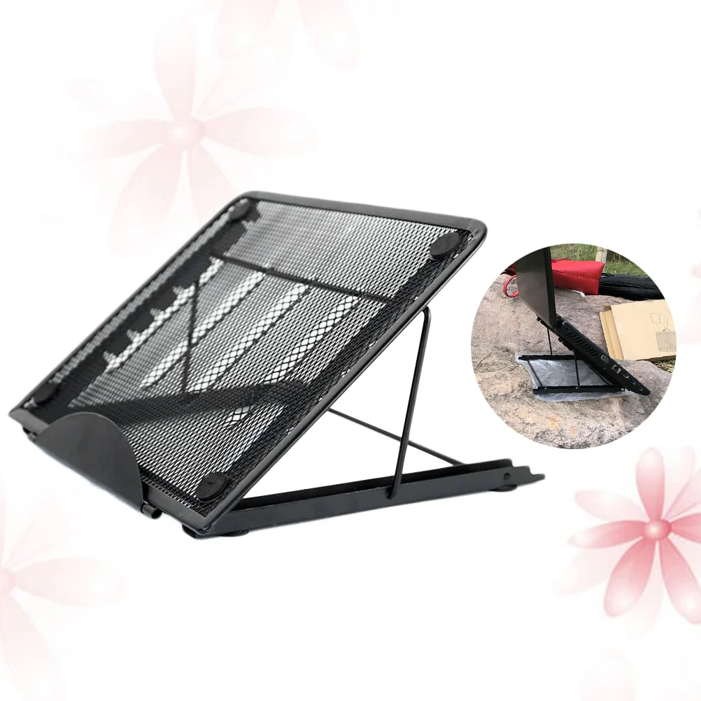 

Ergonomic Tablet Stand Laptop Holder Foldable Stand for Laptop Tablet (Black)