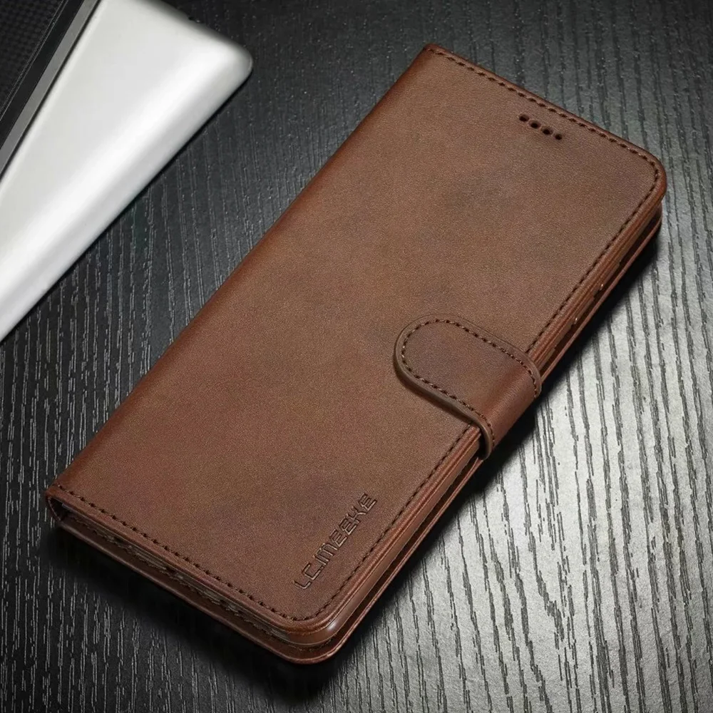 

Leather Wallet Case for S21 Samsung Galaxy Note20 Ultra S20 FE S10 Plus A72 A52 A71 A51 5G A42 A32 A21s A22 Flip Cover A12 A02S