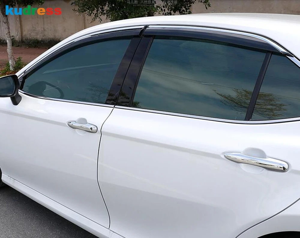 Оконные дефлекторы для Toyota Camry 70 2018-2020 2021 2022 ветрозащитные от солнца дождя