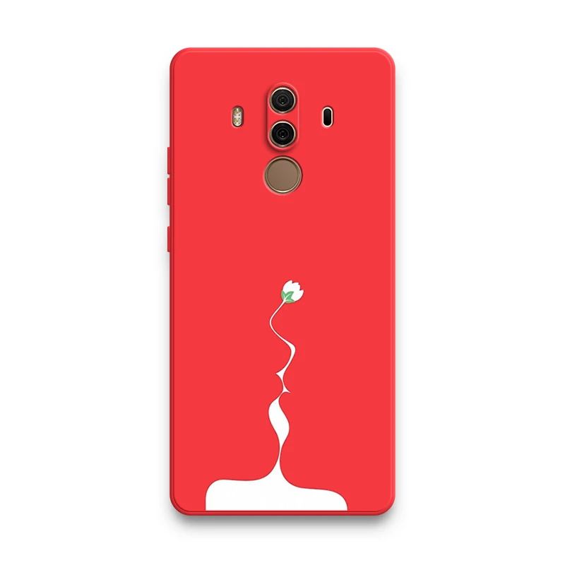 Чехлы с милыми мультяшными пузырьками для Huawei Mate 9 9Pro 10 Pro 10Pro 3D живопись 360 Защита