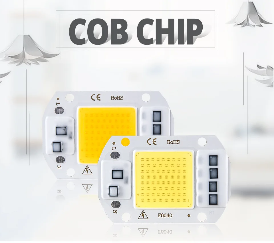 Садовая светодиодная лампа COB Chip 220 В 30 Вт 50 Smart IC Нет необходимости драйвер Lampada
