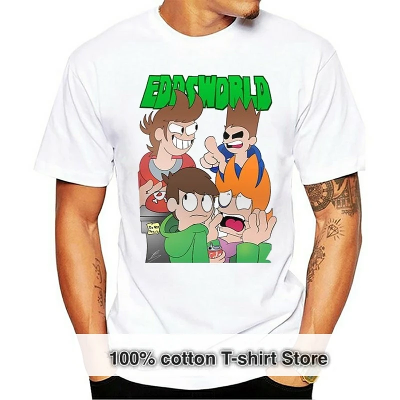 

Eddsworld Kitten Shopping Tshirt Two Sides Tee New T-Shirt For Womens