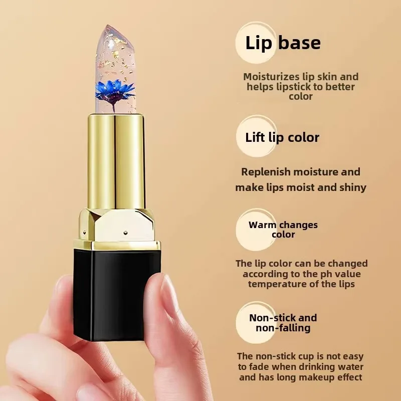 Волшебная губная помада меняющая цвет долговечная водостойкая красная для губ