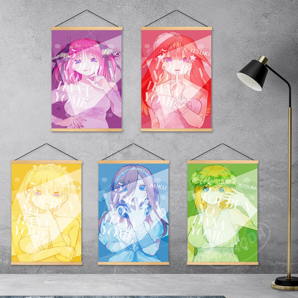 

Wall Artwork Anime Modular Wooden Hanging Paintings The Quintessential Quintuplets Pictures Prints Home Poster Canvas Room Decor