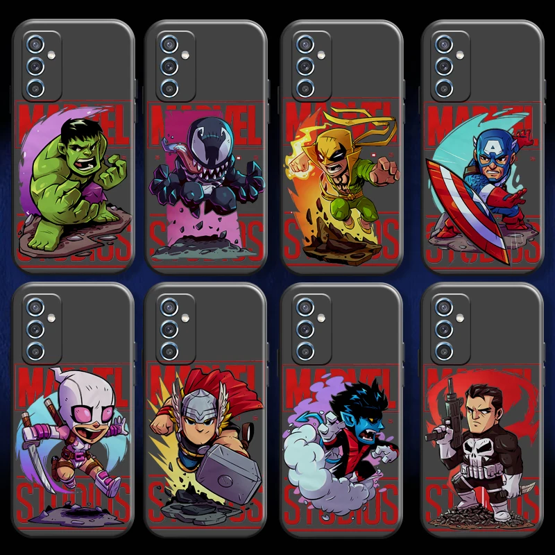 

Avengers Venom Spider Man For Samsung M11 M12 Phone Case Silicone Cover Back Black Soft Coque
