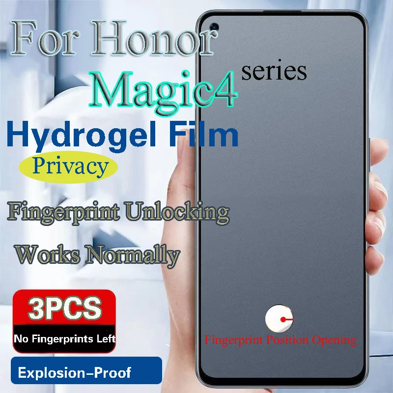Magic4Ultimate Privacy Защитная пленка для экрана Honor Magic 4Pro Гидрогелевая Magic4 Мягкая защита