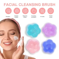 facial cleansing brush mini handheld face scrubber deep pore cleanser massager waterproof facial cleansing tool skin care
