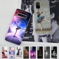 ballet dance girl ballerina phone case for samsung s21 a10 for redmi note 7 9 for huawei p30pro honor 8x 10i cover