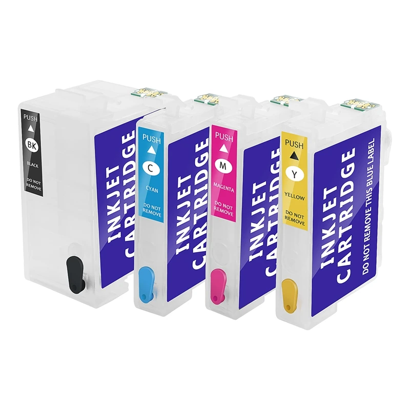 

Пустые пополняемые чернильные картриджи, совместимые со стандартными фотокартриджами 3640 7610, 4 упаковки