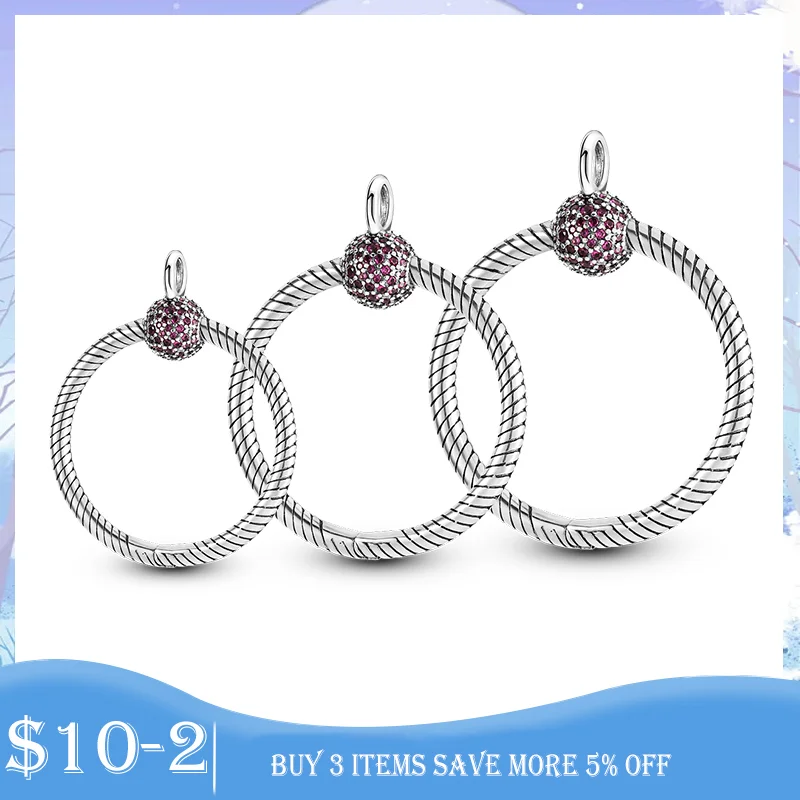 Новинка 2022 Серебряный кулон о серебряные моменты маленький средний большой с