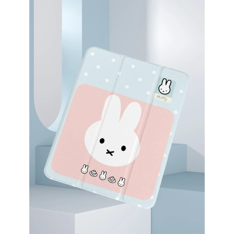 Защитный чехол Anime Miffy, подходящий для iPad11MINI7ProAir65910, 720 °   Вращающиеся мультяшные фигурки: хит продаж, оптовая продажа, выгодные товары (art.: 3920dc7cc0d2e) - 3920dc7cc0d2e