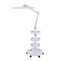 9501led fs3t led eyelash extension lamp for beauty makeup with storage trays floor stand portable led makeup lamps