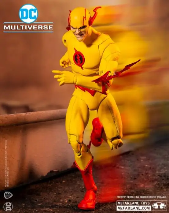 

McFarlane DC REBIRTH REVERSE FLASH ZOOM Articulated Figure Model Toys 17cm