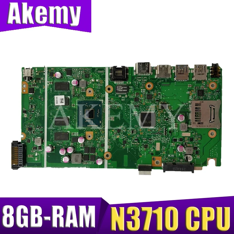 

Новая материнская плата X541SA REV 2,0 для ASUS X541 X541S X541SA, протестированная Материнская плата ноутбука ok N3710 CPU + 8GB-RAM