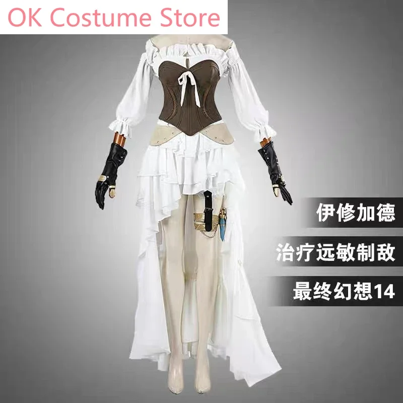 Игра Final Fantasy Ishgard Лечение гиперчутливости Косплей Костюм Аниме Униформа для