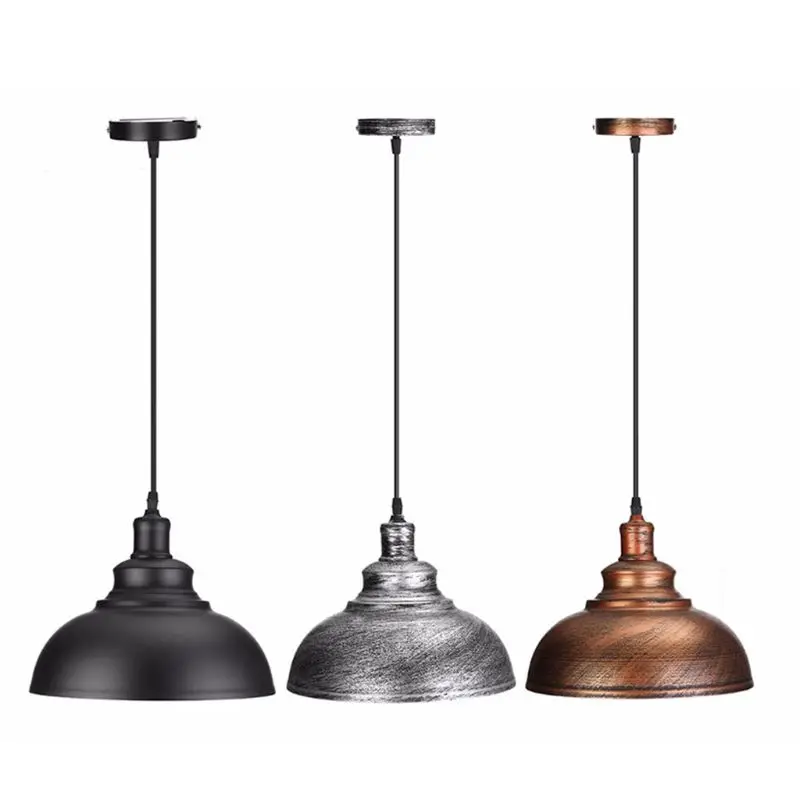 

Retro Ceiling Light Lamp Round Vintage Industrial Design Iron Vintage Light Deco